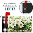 thumbnail image 2 of Buffalo Plaid Daisy Mailbox Covers Magnetic Spring Summer Floral Mailbox Covers Farmhouse Welcome Mailbox Cover Standard Size 21 x 18 Inch Waterproof Post Box Cover Wraps Garden Yard Decor for Outdoor, 2 of 6
