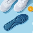 thumbnail image 3 of Plantillas Soporte Zapato Arco Transpirable para Trabajar Caminar (43-44) Azul, 3 of 8