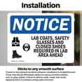thumbnail image 3 of (2 Pack) Lab Coats Safety Glasses And Sign, 3 of 7