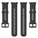 thumbnail image 5 of Bandas de repuesto para reloj inteligente, correa de silicona suave para reloj inteligente, color negro, 5 of 5