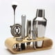 thumbnail image 3 of Kit 10 Uds coctelera mezcladora herramienta de barman acero inoxidable 750ML, 3 of 4