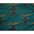 thumbnail image 4 of oneOone Polyester Lycra Fabric Bird & Tree Block Print Sewing Fabric BTY 56 Inch Wide, 4 of 4