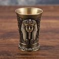thumbnail image 4 of Vaso de clásico, de metal con patrón de grabado en relieve del , copa de sorbo, para bar, fiesta, , cóctel, de bronce SM SunniMix Vasos, 4 of 8