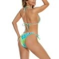 thumbnail image 2 of LIZENS Women and Lady Tie Side Triangle String Sexy Bikini(skyblue，M), 2 of 6