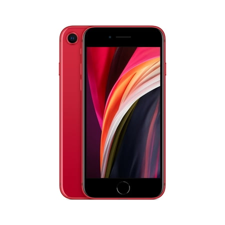 Total by Verizon Apple iPhone SE (2020), 64GB, Red- Prepaid Smartphone [Locked to Total by Verizon]