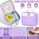 thumbnail image 5 of Set de mochilas Fimibuke para niñas, impermeable, con lonchera, color morado, 5 of 7