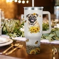 thumbnail image 2 of Pug Tumbler for Womens,Vacuum Insulated Travel Cup 40oz, 2 of 6