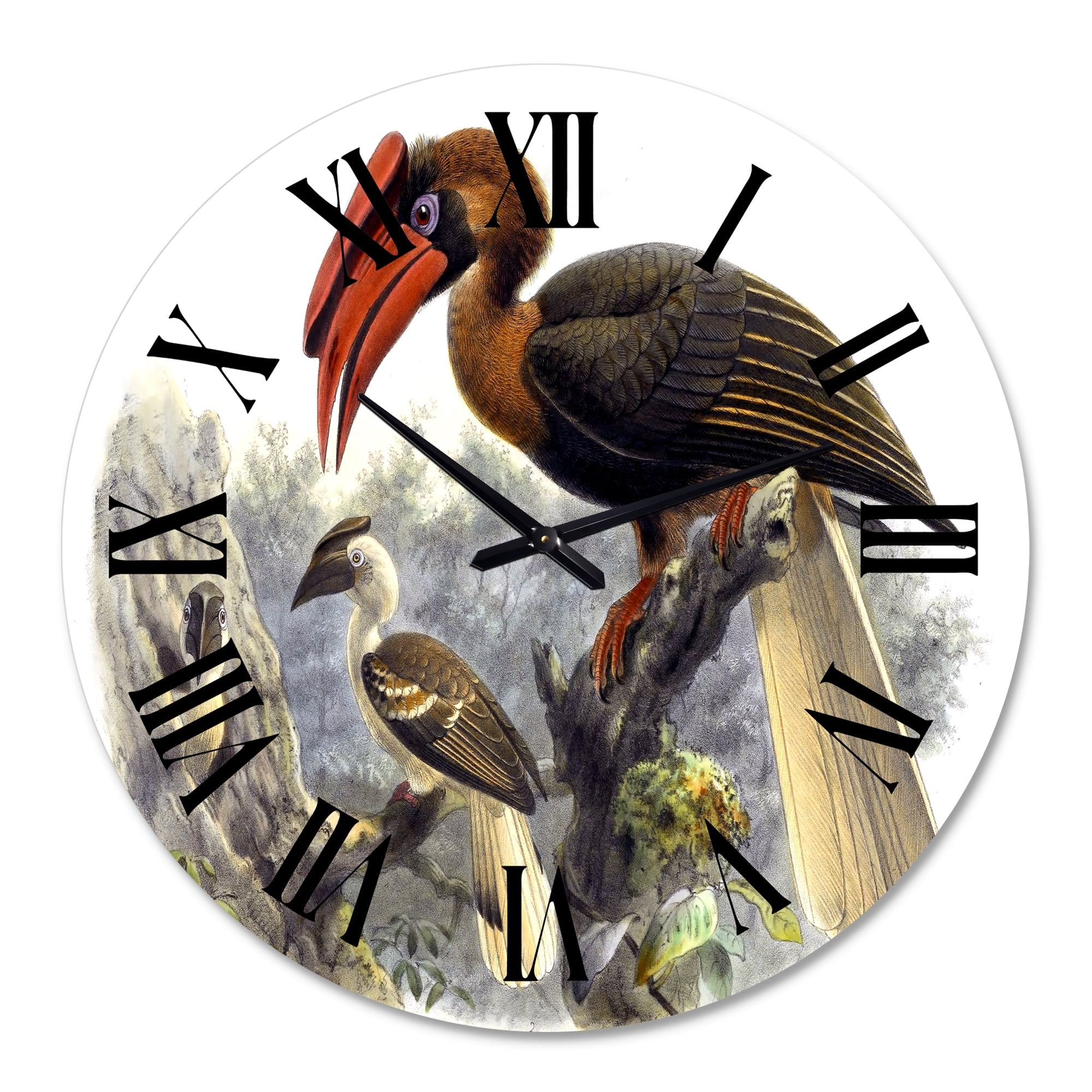 Designart 1 in Quartz Traditional Wall Clock