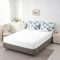 thumbnail image 4 of YST Butterfly Comforter Set 7-Piece, Flower Butterfly Bedding Set for Kids, King, 4 of 5