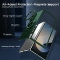 thumbnail image 5 of Decase Case for Samsung Galaxy Z Fold 7, Shockproof Magnetic 360° Rotating Kickstand Phone Case, Wireless Charging Supported,Darkgreen, 5 of 11