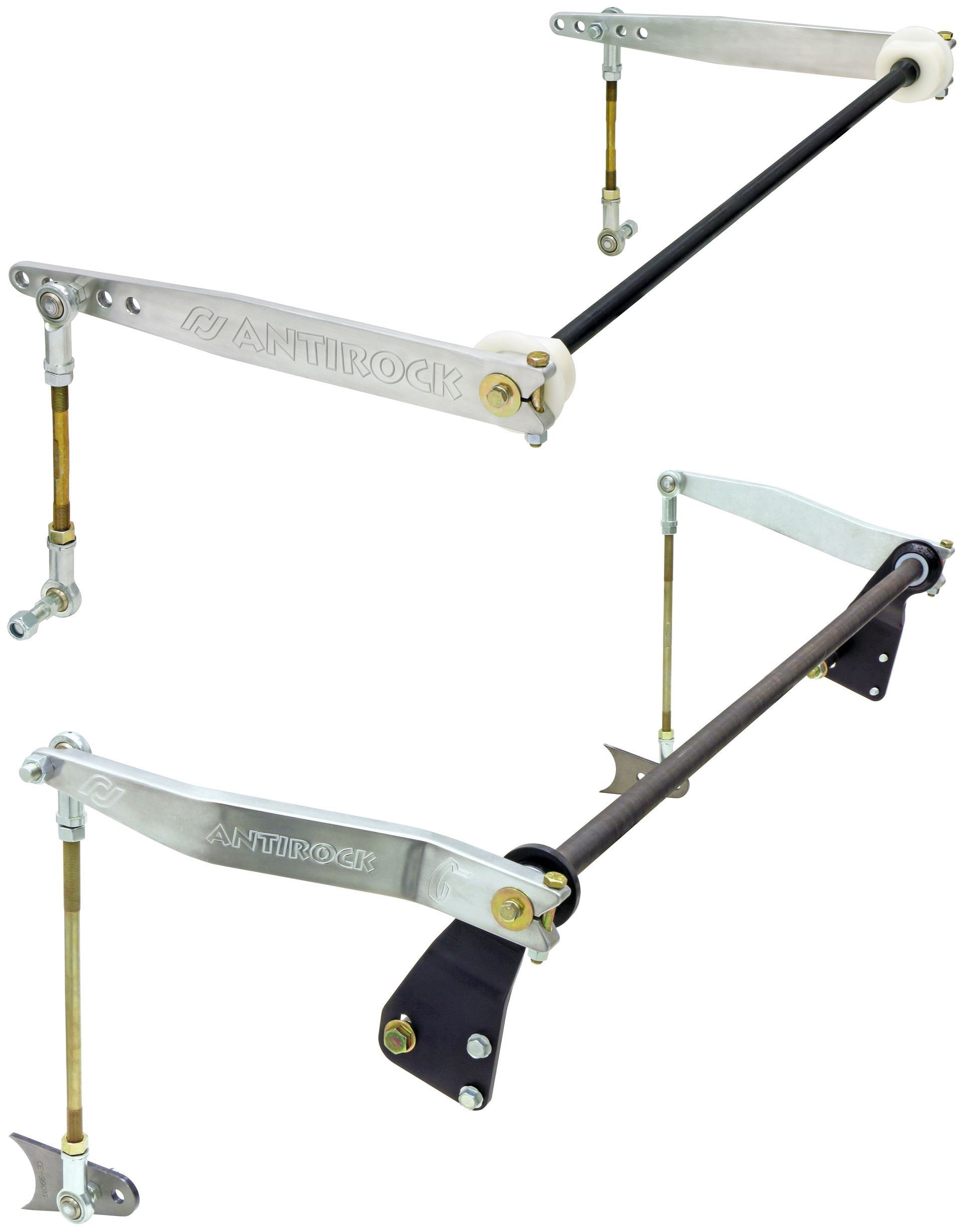 NEW CURRIE ANTIROCK FRONT & REAR SWAY BAR KIT,ALUMINUM ARMS,9706 JEEP