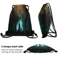 thumbnail image 6 of Wildwood-theme Drawstring Backpack Sports Gym Bag Water Resistant String Bag Cinch Bag，12‘’X16‘’（30X40cm）, 6 of 6