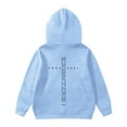 thumbnail image 5 of WOYY Big Boys Graphic Hoodie Fashion Active Hooded Sweatshirt Pullover, Sizes 9-10, 5 of 7