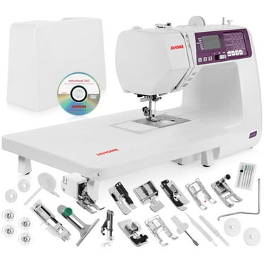 Janome 4120QDC Computerized Sewing Machine W/ Hard Case Extension Table