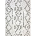 thumbnail image 1 of Dynamic Rugs NR9127434100 7 ft. 5 in. x 10 ft. 6 in. Nordic 7434 Rectangle Contemporary Area Rug - 100 Silver & White, 1 of 1