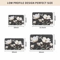 thumbnail image 4 of Farmhouse Floral Door Mat Indoor Outdoor, Magnolia Flowers Vintage Blackboard Non Slip Welcome Mat with Rubber Backing, Absorbent Fabric Front Door Mats Entryway Rug for Home Patio Entrance 16"x24", 4 of 8
