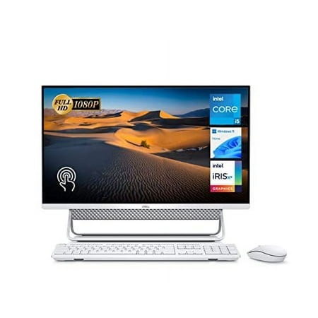 Newest Dell Inspiron 24 5000 Series 23.8" FHD Touchscreen AlO Business Desktop, Intel Core i5-1135G7, 16GB RAM, 256GB SSD + 1TB HDD, Camera, Wi-Fi 6, HDMI, RJ-45, Keyboard&Mouse, Win11 Home, Silver