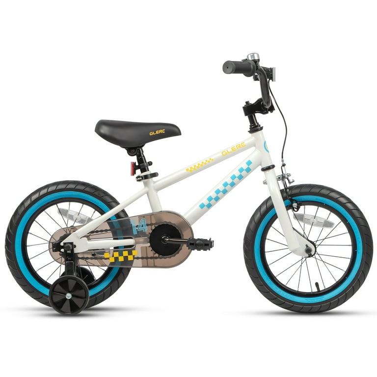 Glerc NuNu 14 Inch Kids Bike BMX Style for Years Old Boys