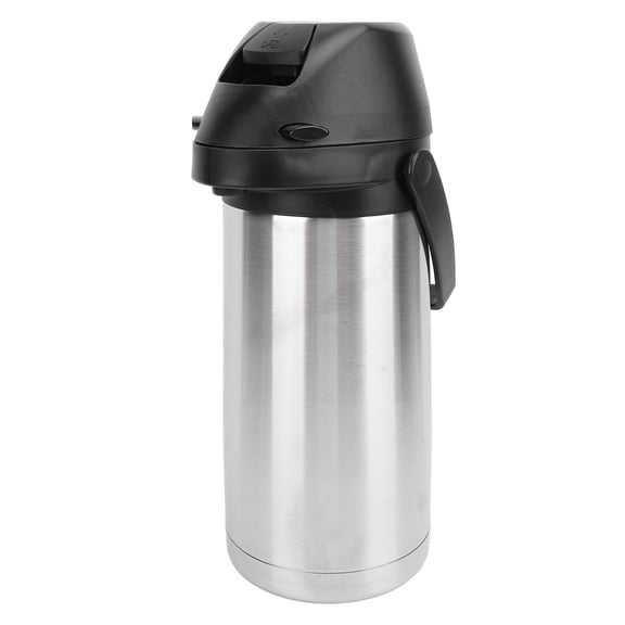 BIMZUC 1.6L Stainless Steel Coffee Dispenser with Pump – 24h Hot, 36h Cold Thermal Beverage Urn for Party, Office & Travel