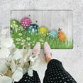 thumbnail image 5 of Vikakiooze Easter Day Door Mat - Front Door Mat - Bath Rug Super Absorbent Quick Dry - Rubber Backing Non Slip Washable Bathroom Floor Mats -Green 16x24 IN, 5 of 8