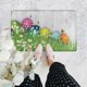 thumbnail image 5 of Tapete de Entrada para El Día de Pascua - Tapete para La Puerta Principal - Alfombra de Baño Súper Absorbente de Secado Rápido - Base de Goma Antideslizante, Lavable - Verde, 40X60 Cm, 5 of 7