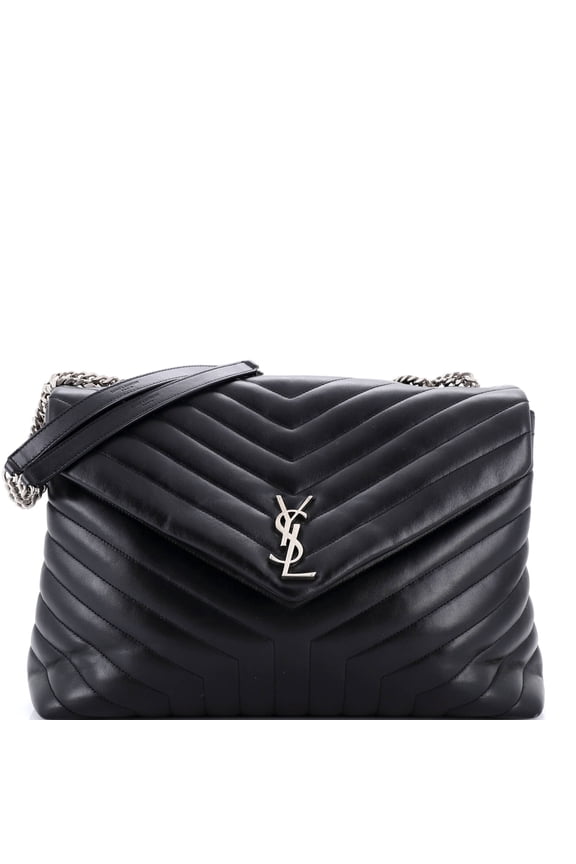 Pre-Owned Loulou Shoulder Bag Matelasse Chevron Leather Large By Rebag