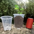 thumbnail image 4 of tasrioml Transparent Orchid Pot Plant Pot with Drainage Holes Phalaenopsis Flower Pot with Air Column Prevent Root Rot for Small Houseplants Seedlings, 4 of 8