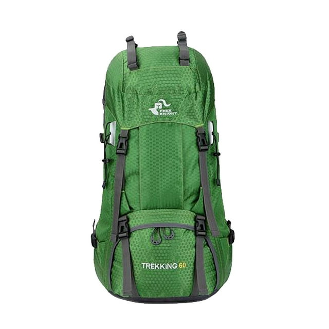 Durable Backpack Trekking Rucksack Lightweight Mountaineering Knapsack Green