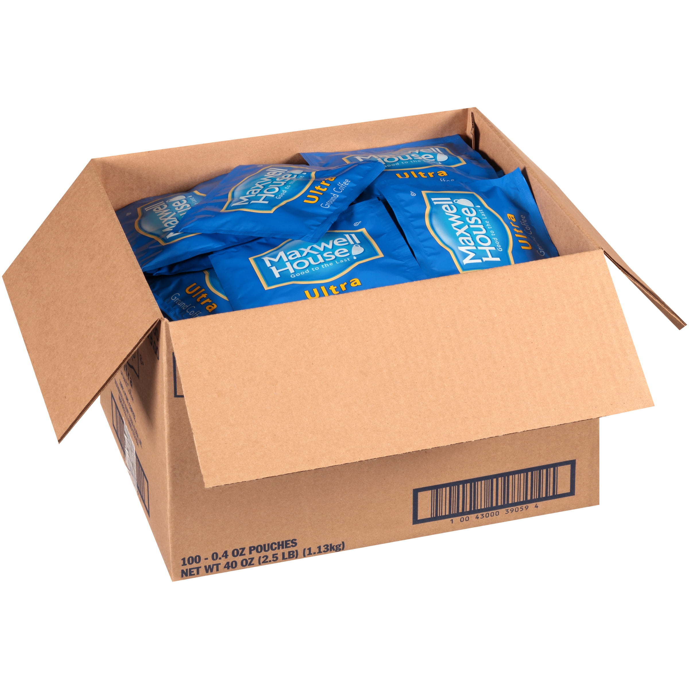 Maxwell House Ultra Roast Ground Coffee, 100 Ct Casepack