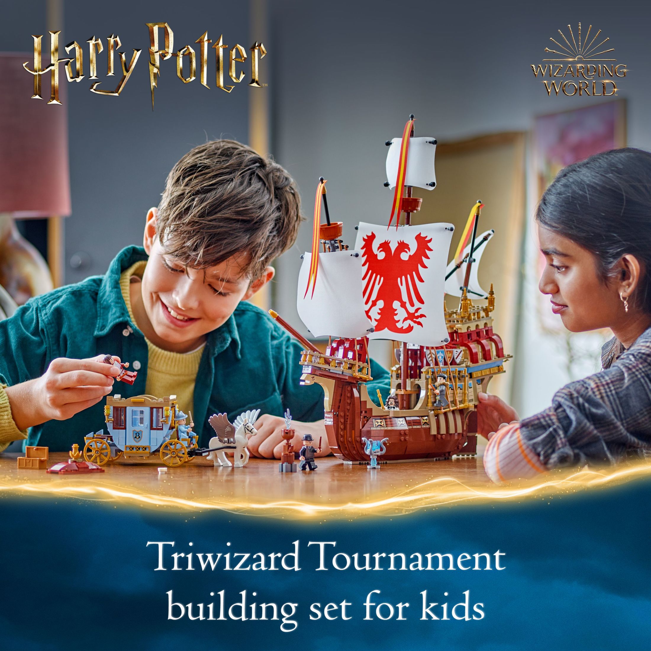 LEGO Harry Potter Torneo de los Tres Magos: La Llegada Juguete de Construcción - Juguete de Juego de Roles para Niños, Niñas y Niños, Mayores de 10 años - Regalos de Harry Potter para Fans - 76440 3