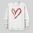 thumbnail image 4 of PNTUTB Fashion Men's Valentine's Day Print Loose Casual Crew Neck Hoodless Pullover Long Sleeves Sweatshirts, 4 of 6