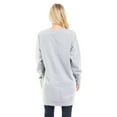 thumbnail image 4 of Made by Olivia Women's Casual Oversized Loose Fit V-Neck Fleece Pullover Sweatshirts Tunic Fall Outfits S~3X, 4 of 7