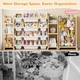 thumbnail image 6 of NEORIVER 4-in-1 Toy Storage Organizer for Kids – 12 Bins & 6 Shelves, Bookshelf and Toy Book Storage for Playroom, Bedroom, Nursery, 6 of 8