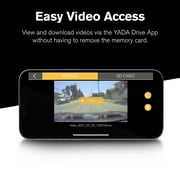 YADA Roadcam PRO 4K Dash Cam with Smart G-Sensor, Parking Surveillance, GPS, App Connect, BT532966