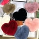 thumbnail image 5 of Bolso con forma de corazón, bonito bolso de peluche con forma de corazón de melocotón para mujer, bolso de teléfono móvil a juego, bolso con cadena, bolso diagonal pequeño, 5 of 6