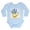 Sky Blue, variant on CafePress - Ukraine Body Suit - Long Sleeve Cotton Baby Bodysuit