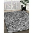 thumbnail image 3 of Ahgly Company Machine Washable Indoor Square Transitional Grey Gray Area Rugs, 3' Square, 3 of 7