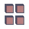 thumbnail image 2 of GFHFHITJ Patriotic Napkin Paper, 20 Pcs Disposable Napkins for 4th of July Independence Day, Waterproof Stripes Plates for Patriotic Themed Party Supplies, 2 of 6