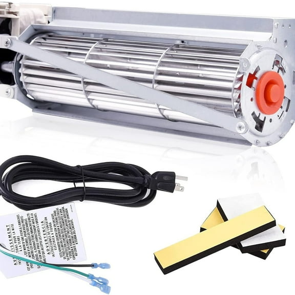 FK24 Fireplace Blower Fan Kit for Majestic, Monessen, Temco, Vermont Castings, Northern Flame, CFM, Rotom HBRB65 R7-RB65. FK24 Fireplace Blower Parts with Ball Bearing, Quiet, High Air Flow.