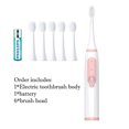thumbnail image 3 of Cepillo de dientes eléctrico sónico, cepillo de dientes de limpieza profunda, modelo de batería de larga duración, cabezales de repuesto impermeables para adultos, 3 of 5
