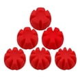 thumbnail image 2 of 6pcs DIY Flower Base Silicone Models, Epoxy Resin Casting, Candle Making, Models, Cup, Dispensing Cup, Fabric Red, 2 of 10