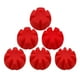 thumbnail image 2 of 6 piezas de bases de flores reutilizables de silicona para moldear velas y jabón con resina epoxi. Rojo, 2 of 9