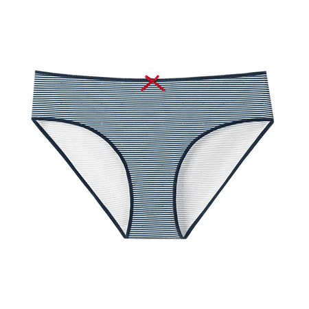 Fulorrnie Underwear for Women High Waisted Comfort Seamless Breathable Panties Cute Elastic Waist Antimicrobial Protection Panty Blue M