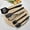 Black, variant on Esaier Mini Spatula Cooking Brush 5PCS Cooking Silicone Utensils High Temperature Resistant Black