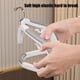 thumbnail image 4 of Percha de plástico con agarre antideslizante | Percha de cuello corto y resistente para abrigos y chaquetas | Organizador de armario que ahorra espacio para el hogar, 4 of 7