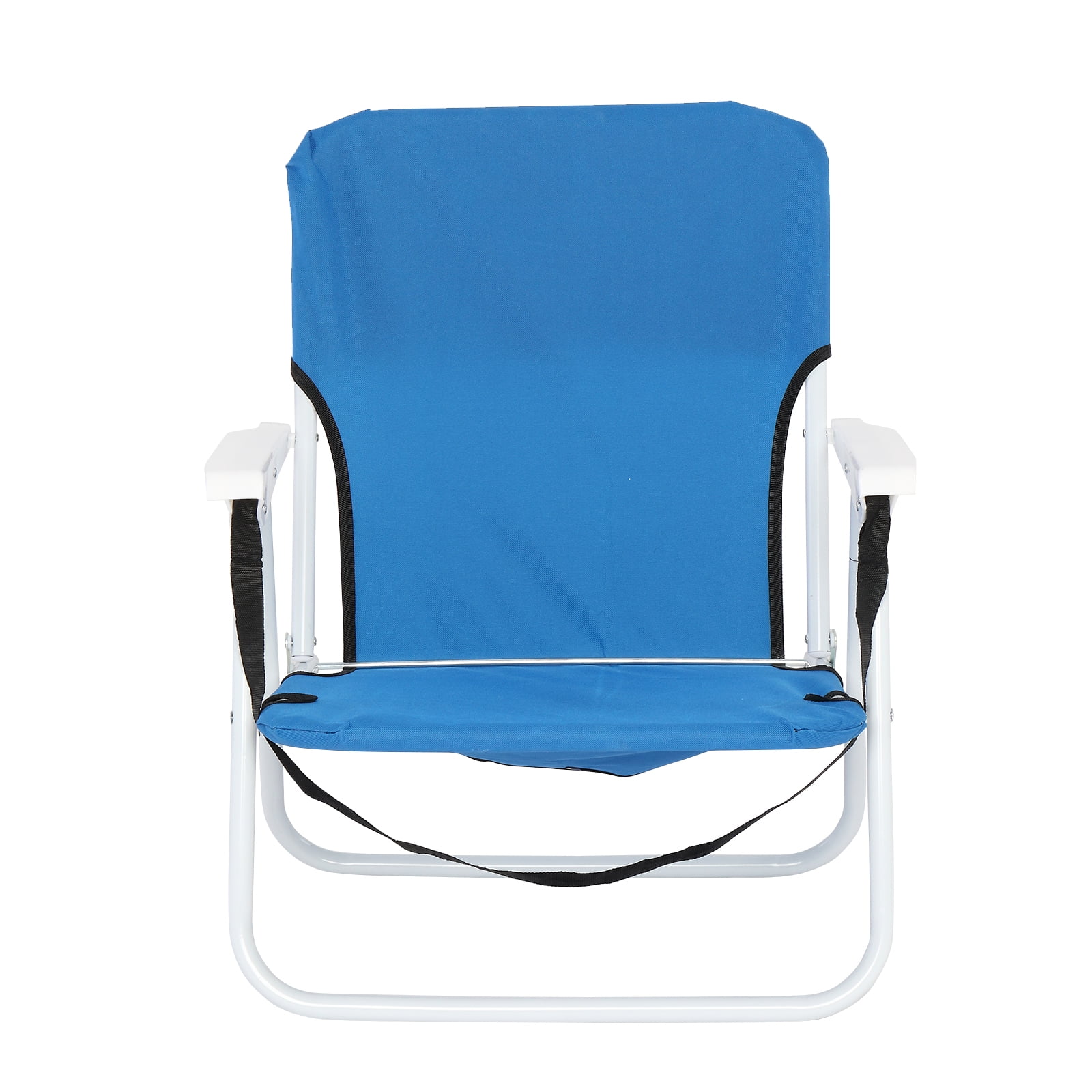 Canddidliike Oxford Cloth Iron Folding Camping Chairs for Outdoor Beach - Blue