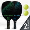 Franklin Sports 2 Player Pickleball Paddle + Ball Set - Wood Starter Set