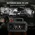 thumbnail image 6 of HUSGW 12V/20A,24V/10A 7-stage Portable Car And Motorcycle Battery Charger Lithium Lead-acid Battery Charger, 6 of 14