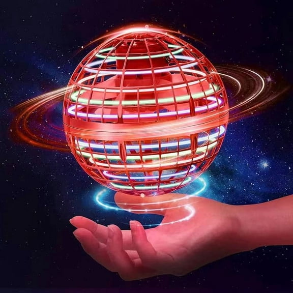 Flying Orb Galaxy Ball 2024 Hover Soaring Nebula,Hand Controlled Boomerang Galactic ifly Spinner,RGB Light Magic Space UFO Toy,Mini Drone for Kids Adults Outdoor Indoor