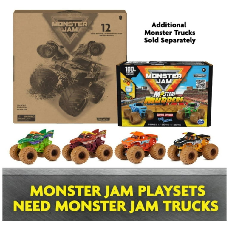 Monster Jam Megalodon Loop of Doom 16-inch Wide Playset with Truck
